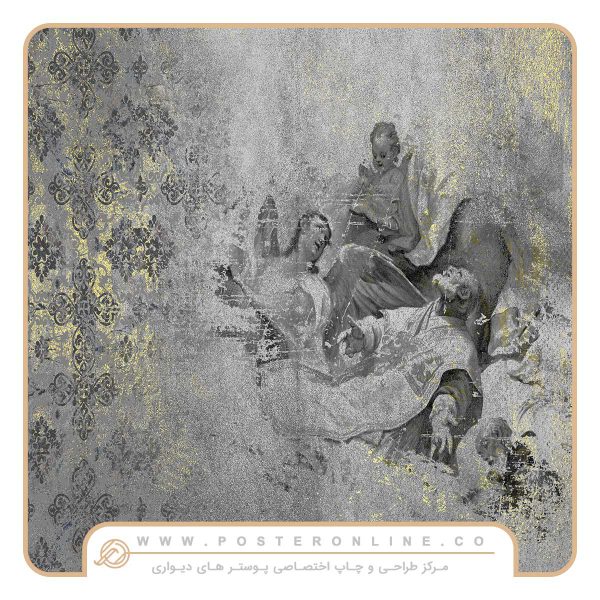 پوستر دیواری لاکچری پتینه کد A-3012