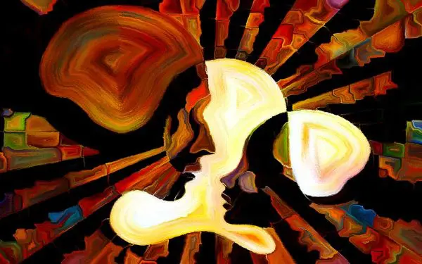 پوستر دیواری چهره مرد نقاشی