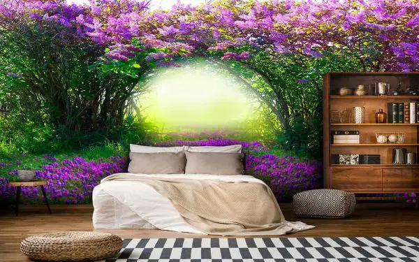 پوستر دیواری تونل درختی بهار