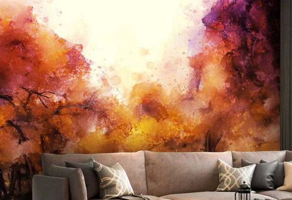 پوستر دیواری منظره پاییز کد n-6410