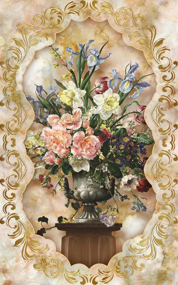 پوستر دیواری دسته گل رنگی