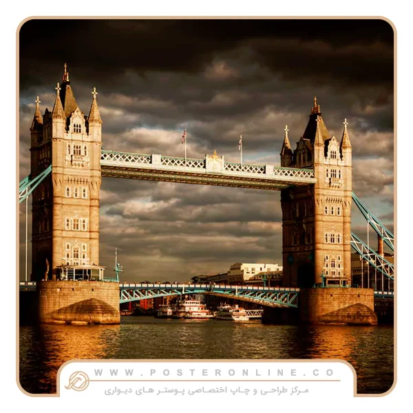 پوستر دیواری املاک طرح برج لندن