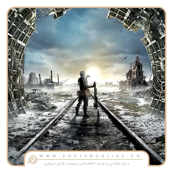 پوستر دیواری گیمینگ طرح Metro Exodus