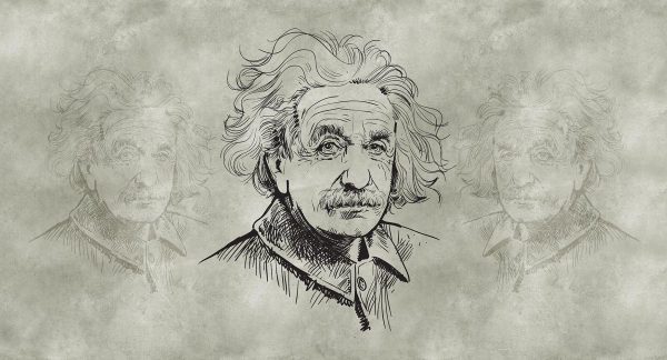 پوستر دیواری آموشی طرح انیشتین
