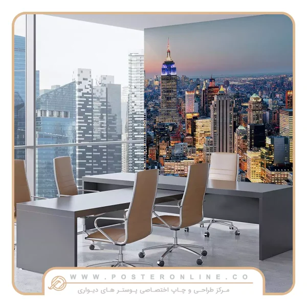 پوستر دیواری اتاق مدیریت طرح شهر منهتن
