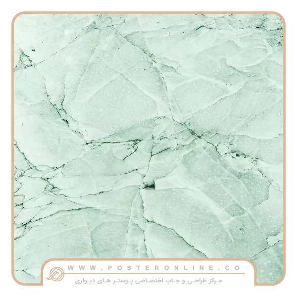 پوستر دیواری اتاق مدیریت سنگ مرمر یشمی
