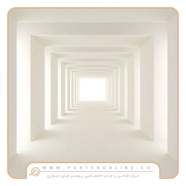 پوستر دیواری تونل سه بعدی عمق دار