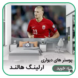 پوستر دیواری ارلینگ هالند