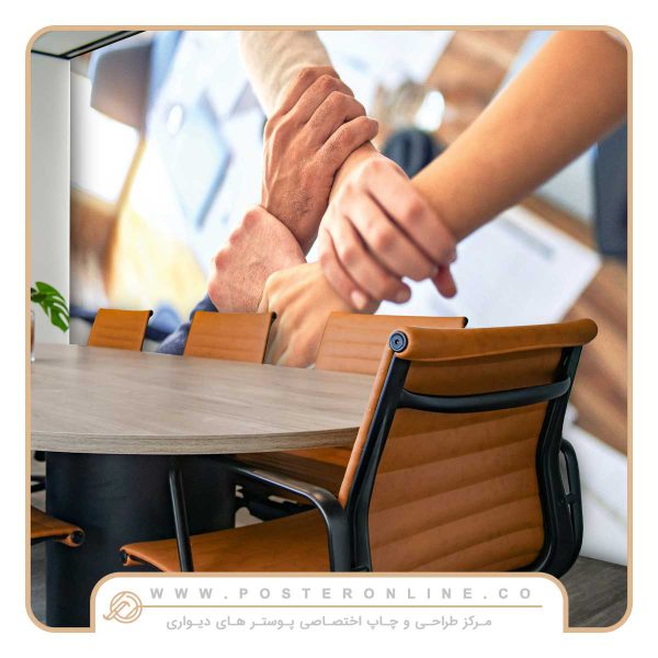 پوستر دیواری اتاق کنفراس طرح تیم ورک sh-0218