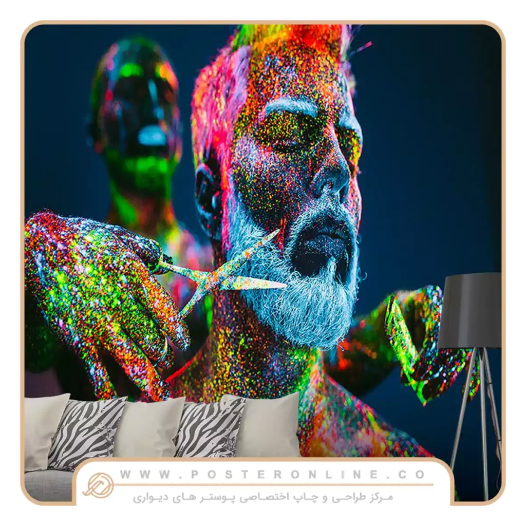 پوستر دیواری آرایشگاه مردانه؛ انتخابی شیک برای دکور سالن 6 پوستر آنلاین