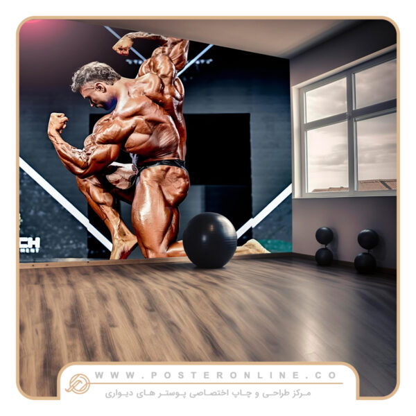 پوستر دیواری باشگاه بدنسازی کریس بامستد کد dt-1056