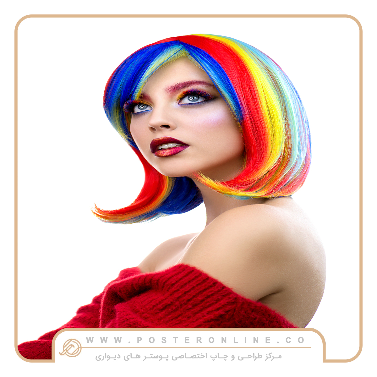 پوستر دیواری طرح مدل خانم کد dt-1070 2 پوستر دیواری طرح مدل خانم کد dt-1070 - Image 2