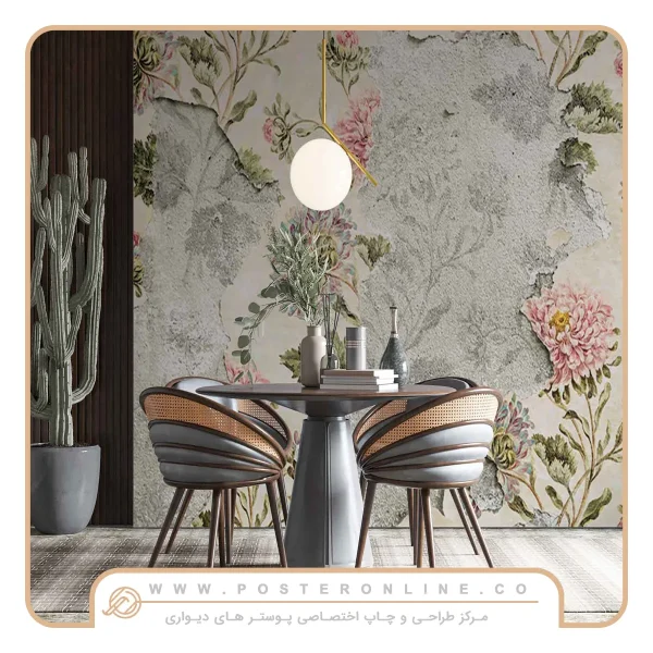 راهنمای خرید پوستر دیواری سه بعدی | نشیمن، اتاق خواب، آشپزخانه 2 پوستر دیواری سه بعدی برای دیوار پذیرایی