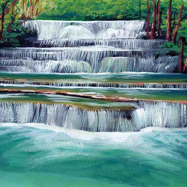 پوستر دیواری منظره آبشار n-7752 - posteronline.co