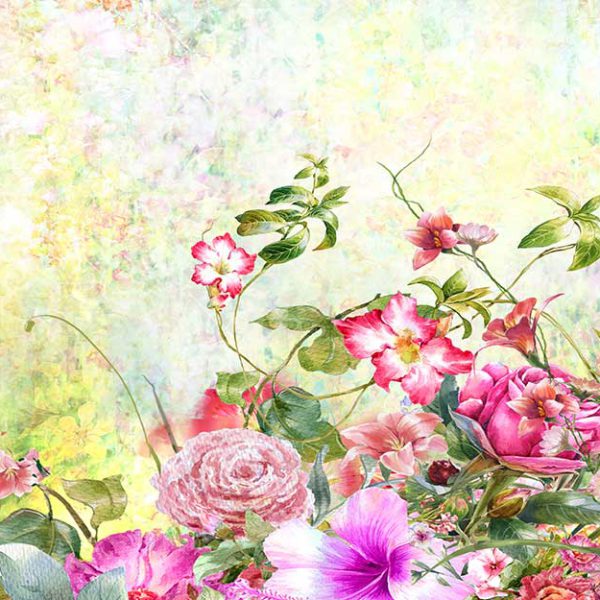 پوستر دیواری گل های بهاری کد F-8275