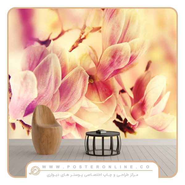 پوستر دیواری گلبرگ رنگی