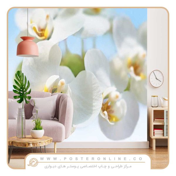 پوستر دیواری شکوفه برجسته
