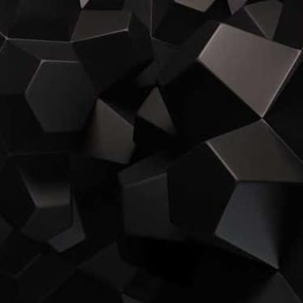 پوستر دیواری اشکال هندسی بکگراند مشکی