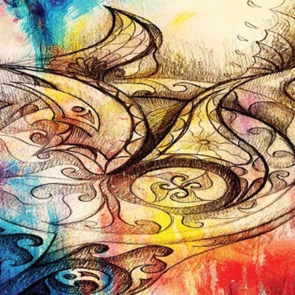 پوستر دیواری نقاشی رنگی