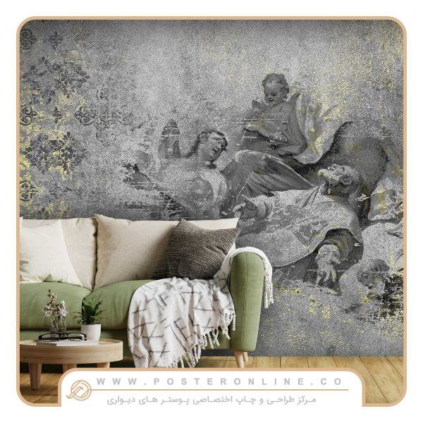 پوستر دیواری لاکچری پتینه کد A-3012
