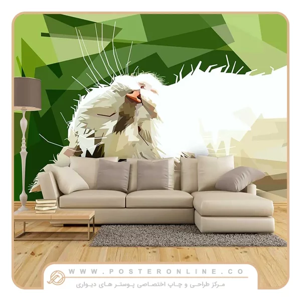 پوستر دیواری سه بعدی حیوانات