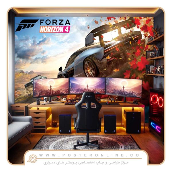 پوستر دیواری گیمینگ طرح بازی Forza Horizon 5