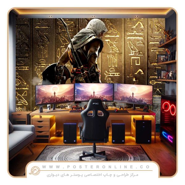 پوستر دیواری گیمینگ طرح Assassin’s Creed Mirage