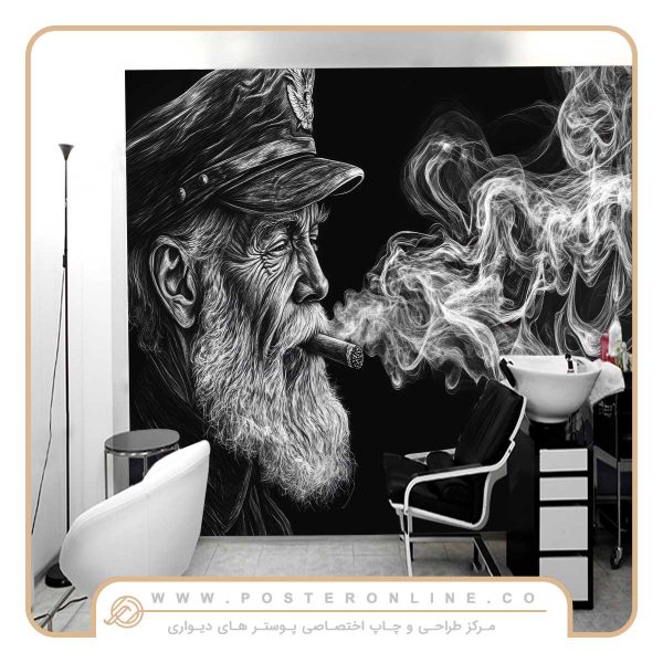 پوستر دیواری آرایشگاه مردانه کد mt-31013