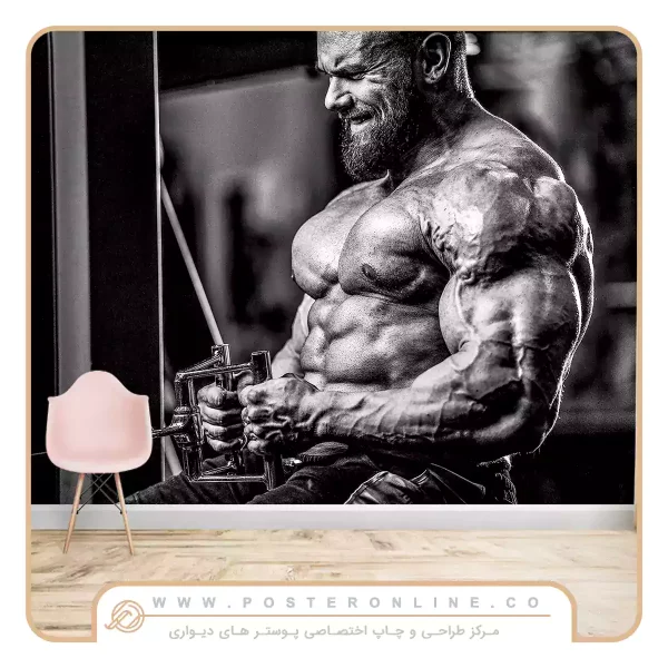 پوستر دیواری بدنسازی حرفه ای