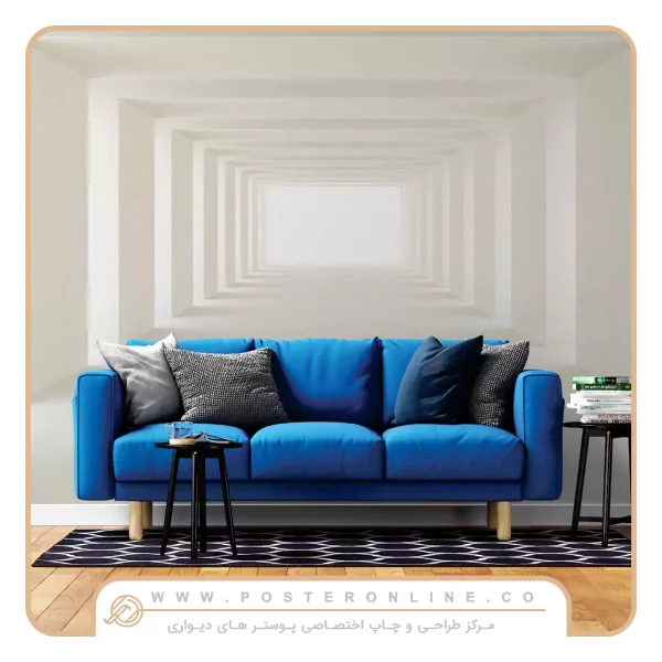 پوستر دیواری تونل سه بعدی عمق دار