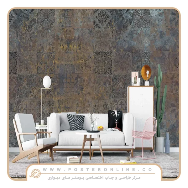پوستر دیواری طرح پتینه لاکچری