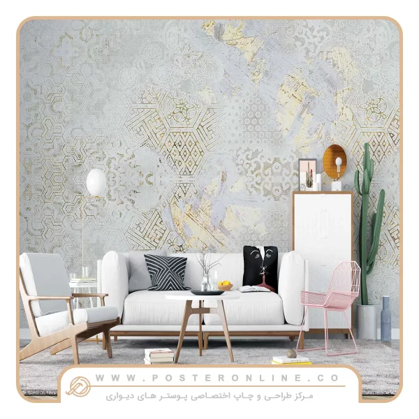 پوستر دیواری لاکچری پتینه مدرن