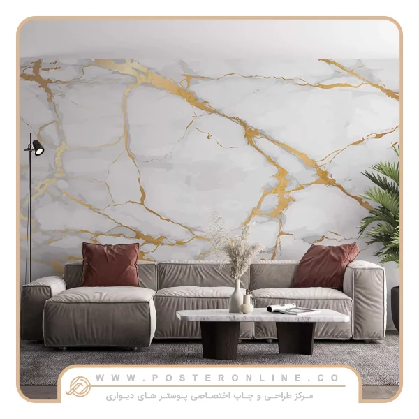 پوستر دیواری سنگ مرمر لاکچری