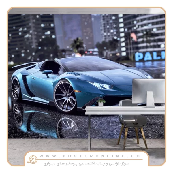 پوستر دیواری ماشین Lamborghini لامبورگینی