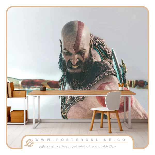 پوستر دیواری گیمینگ طرح God of War