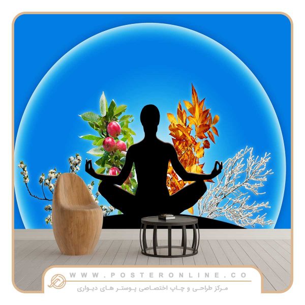 پوستر دیواری چهارفصل طبیعت
