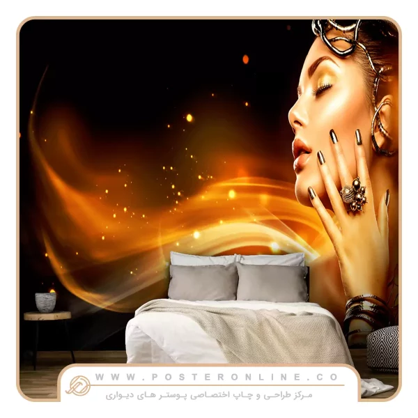 پوستر دیواری آرایشگاه زنانه کد w-2027
