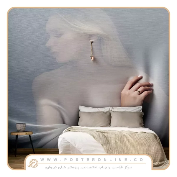 پوستر دیواری آرایشگاه زنانه و موهای رنگ شده