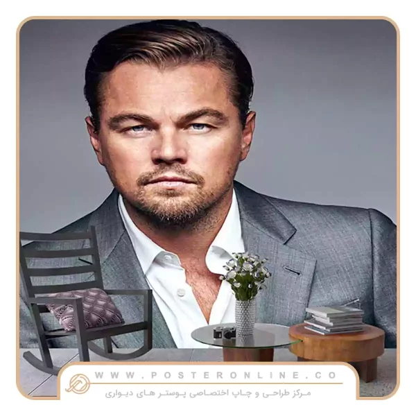 پوستر دیواری سلبریتی طرح لئوناردو دیکاپریو
