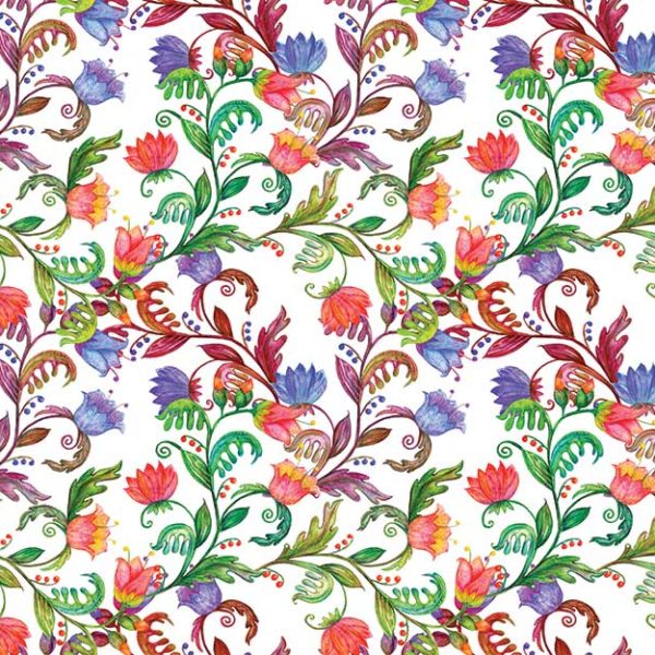 پوستر دیواری طرح سنتی گل