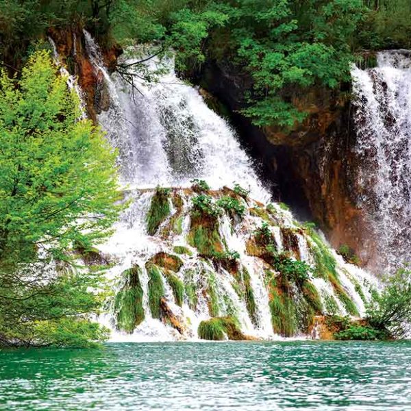 پوستر دیواری منظره آبشار